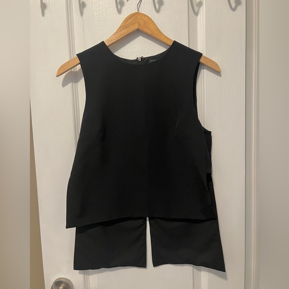 Sleeveless Top with Tails